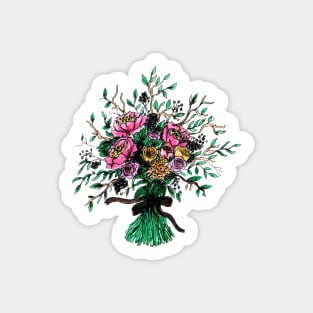 Pretty Rustic Bouquet Sticker